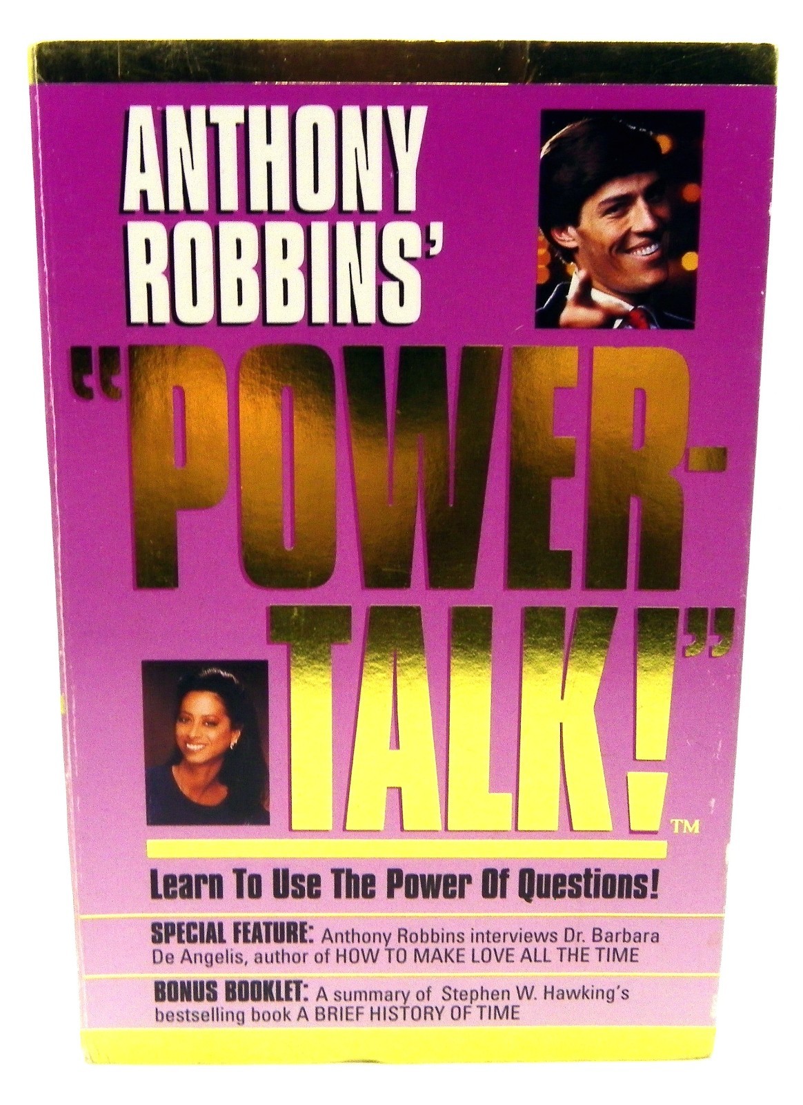 Anthony Robbins Power Talk Audiobook Cassette Set Dr. Barbara De Angelis Good