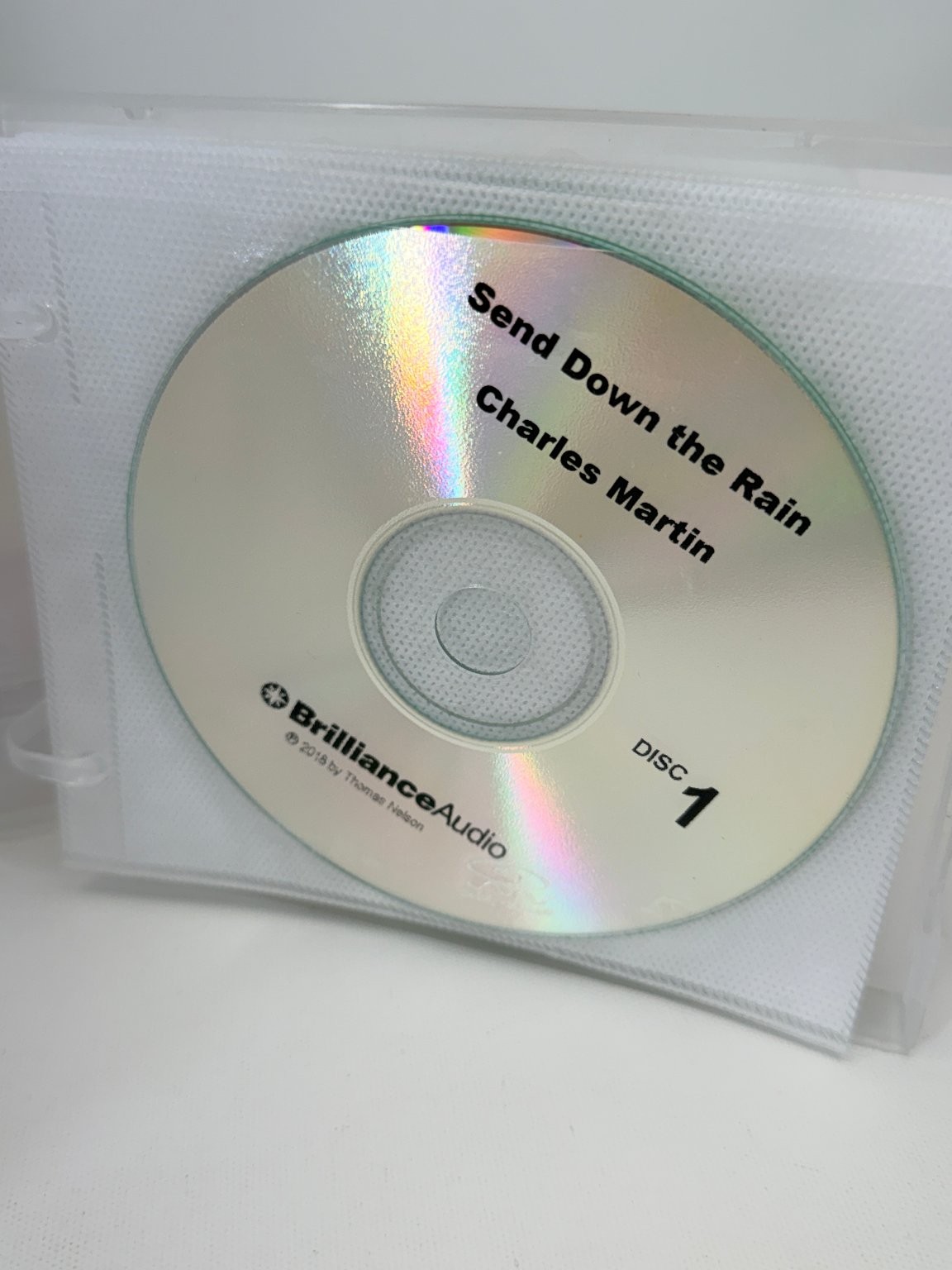 Send Down the Rain by Charles Martin Audiobook CDs Unabridged 8 Discs