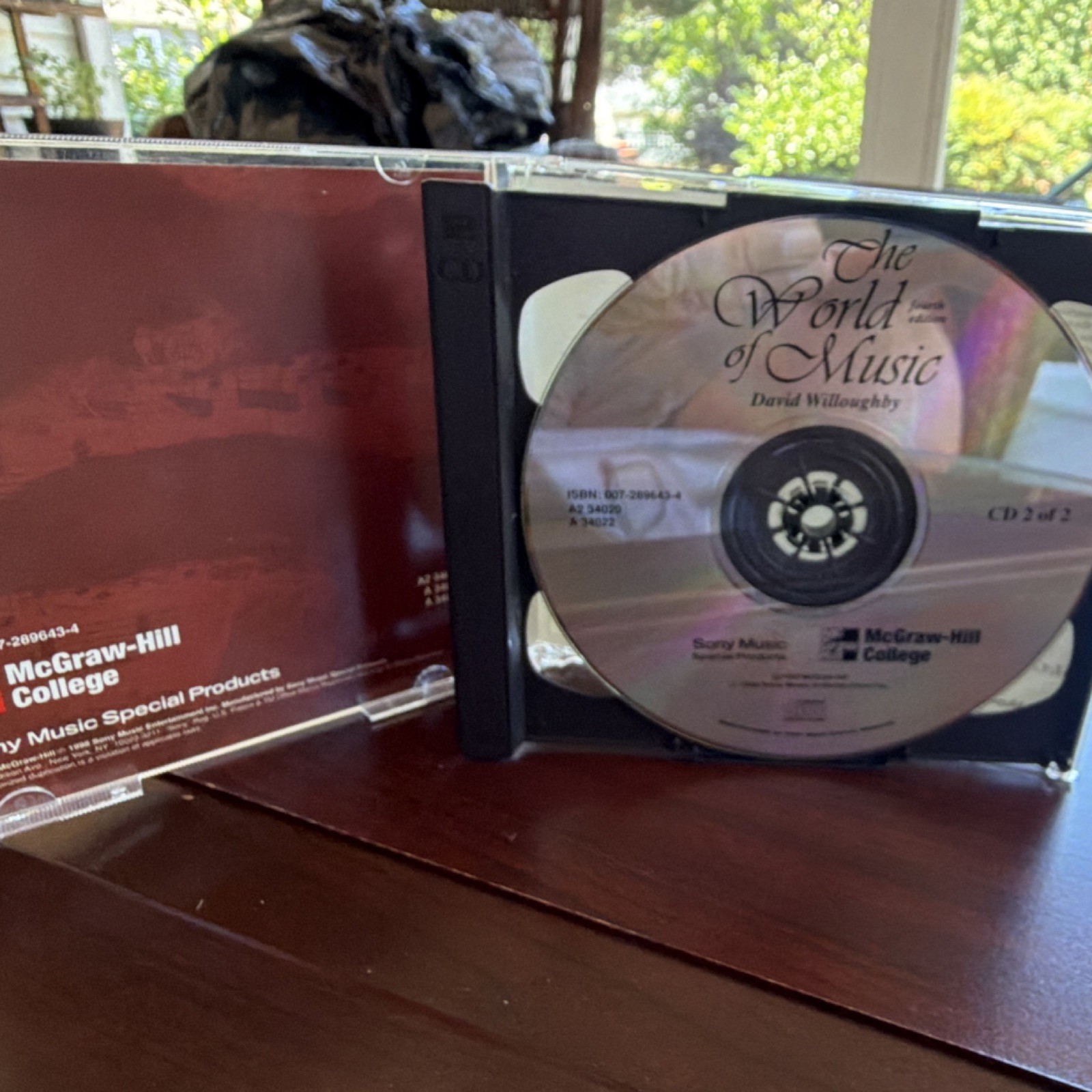 The World of Music CD Fourth Edition Student David Willoughby Sony Music Special