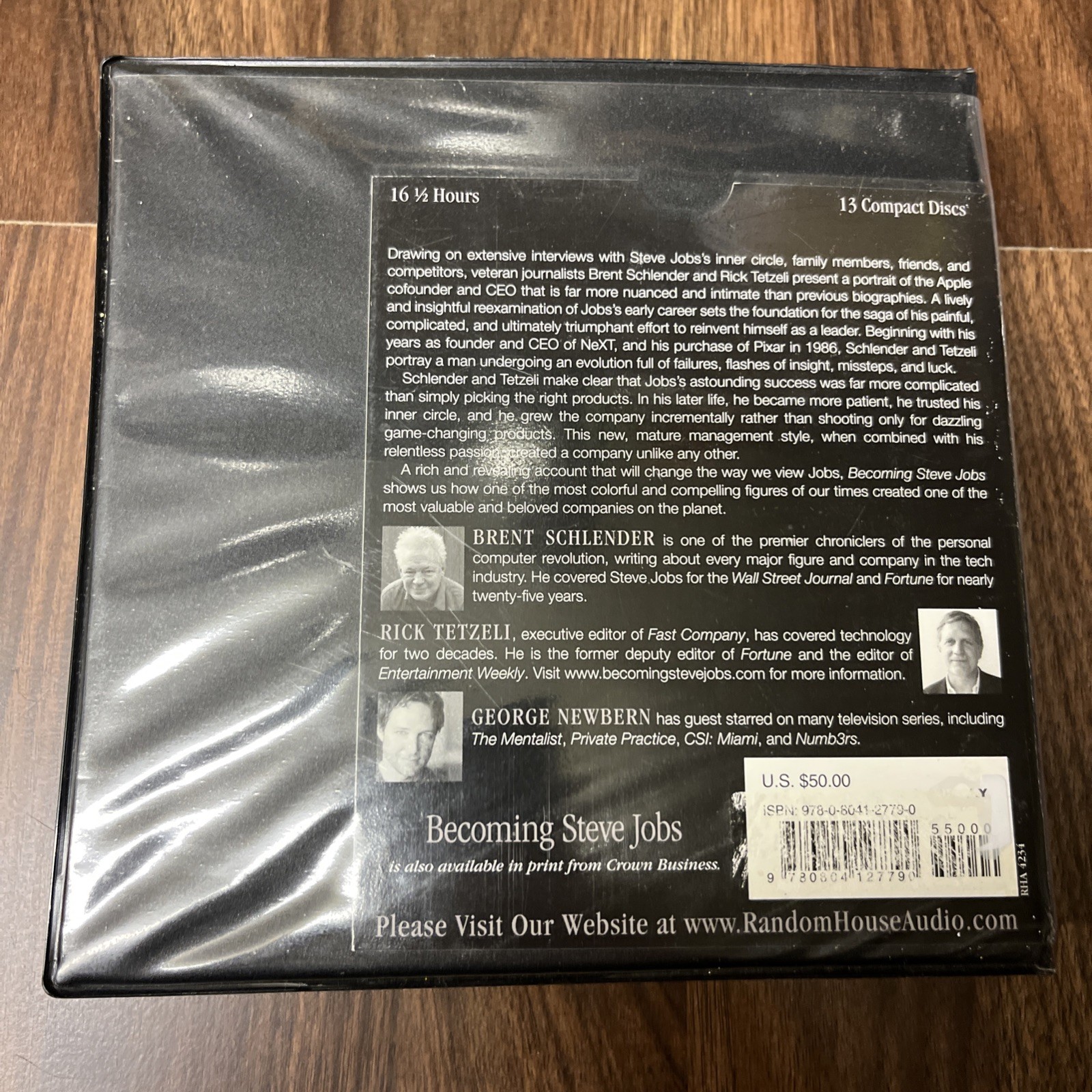 Becoming Steve Jobs Audiobook (13 CDs, Unabridged) Narrated By George Newbern VG