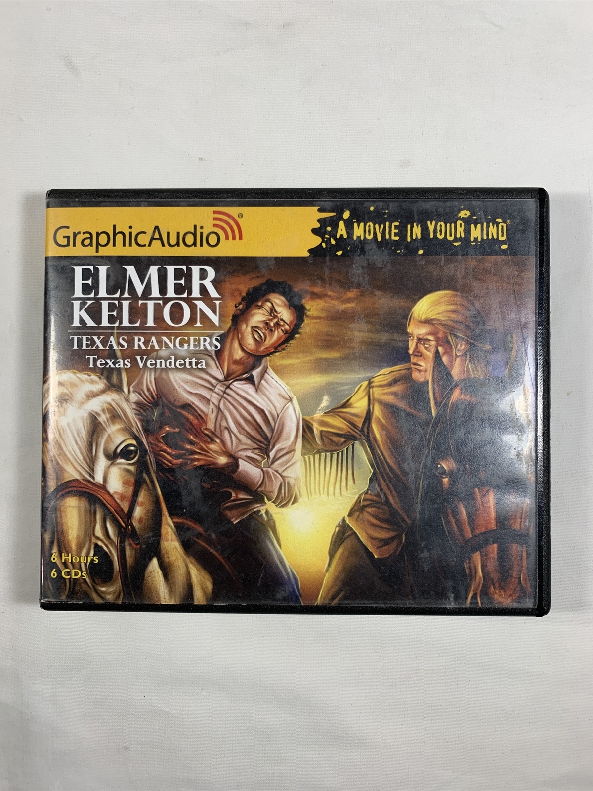 Graphic Audio Texas Rangers 5 Texas Vendetta by Elmer Kelton