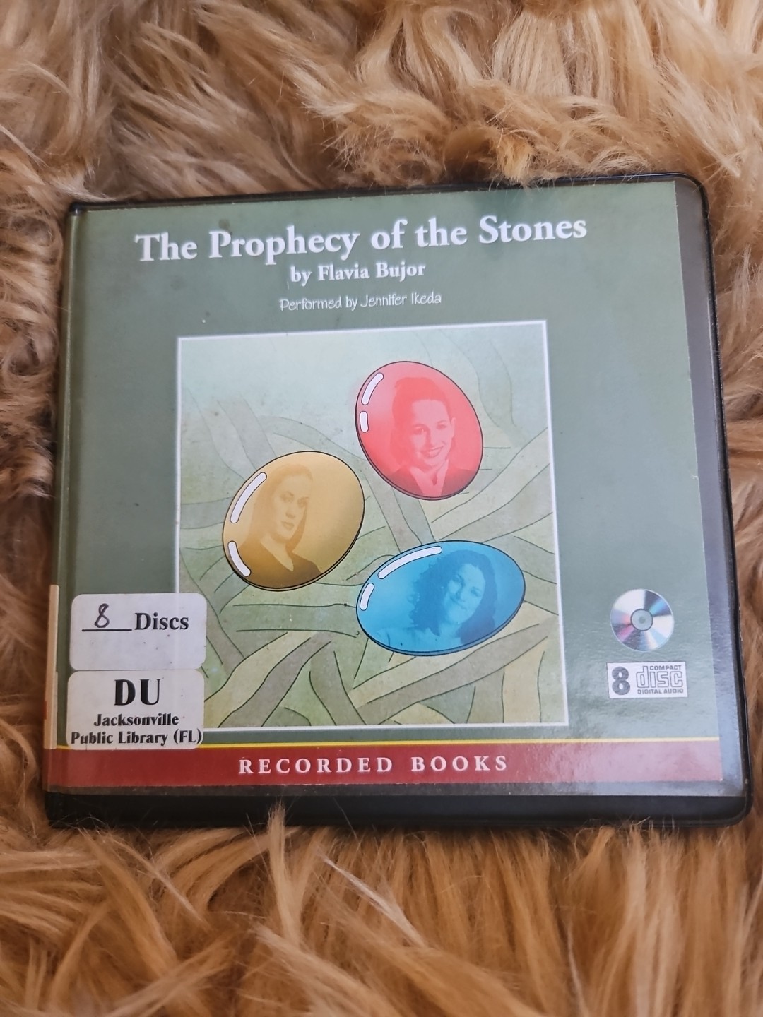 Audiobook THE PROPHECY OF THE STONES by Flavia Bujor 8 CD Set EX-Library