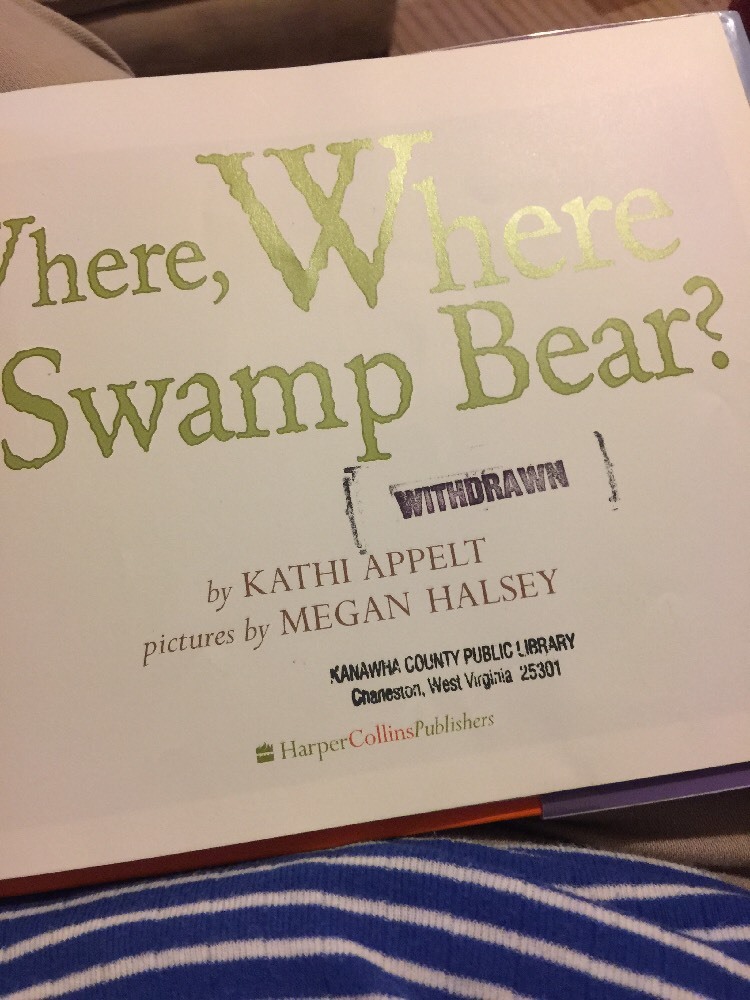 Where, Where Is Swamp Bear? by Kathi Appelt (2002, Hardcover) 1st Edition