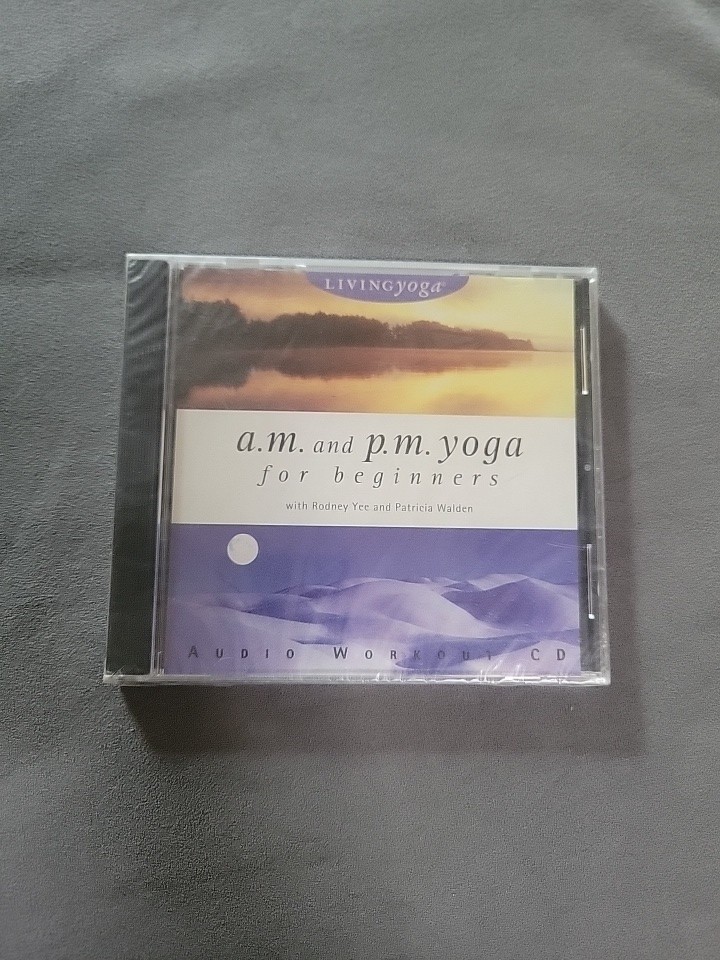 A.M. And P.M. Yoga For Beginners Audio Workout CD By Living Yoga NEW / SEALED