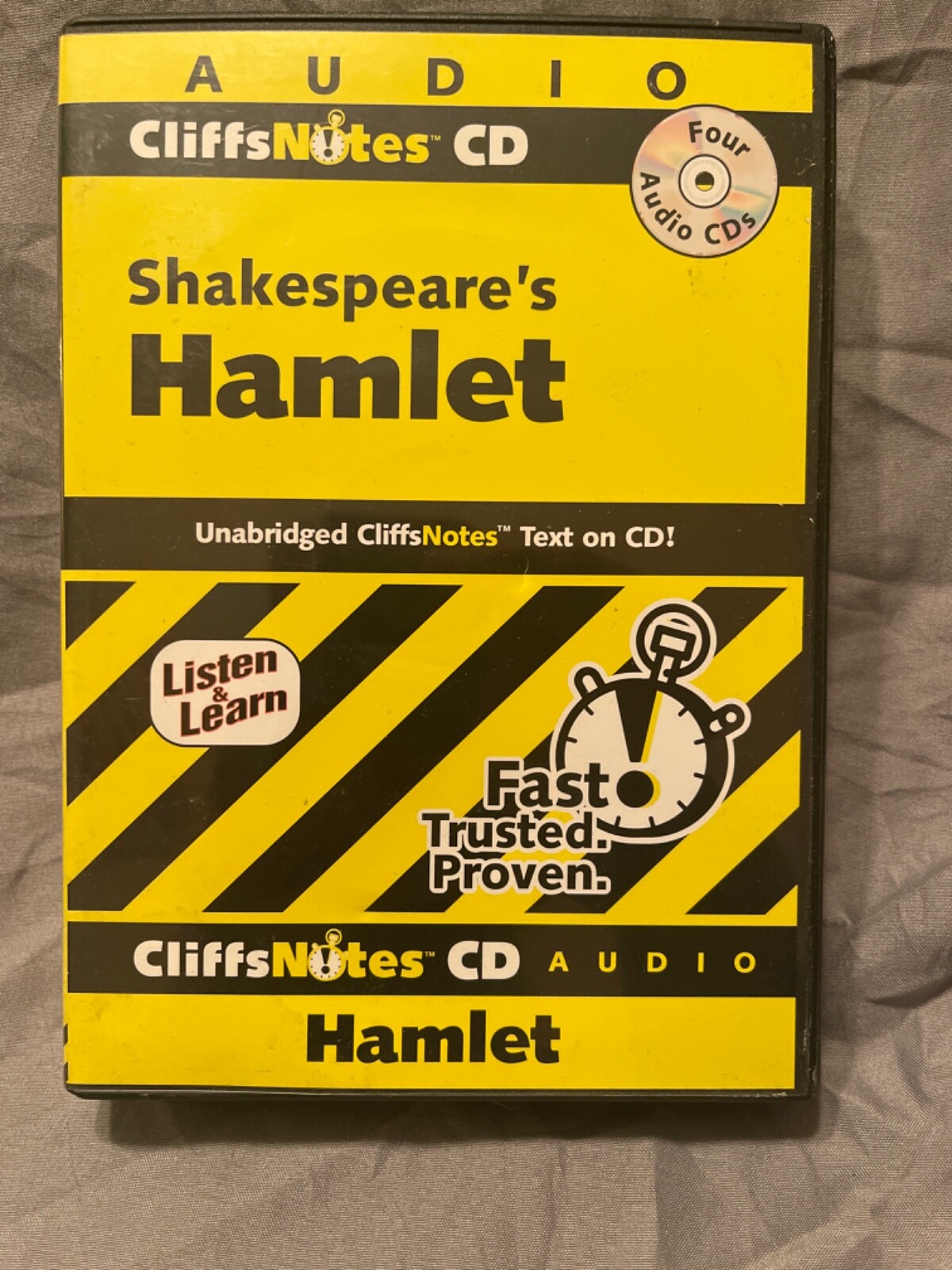 Shelf205 Audiobook~ Shakespeare Hamlet- Cliffnotes- 4CDs