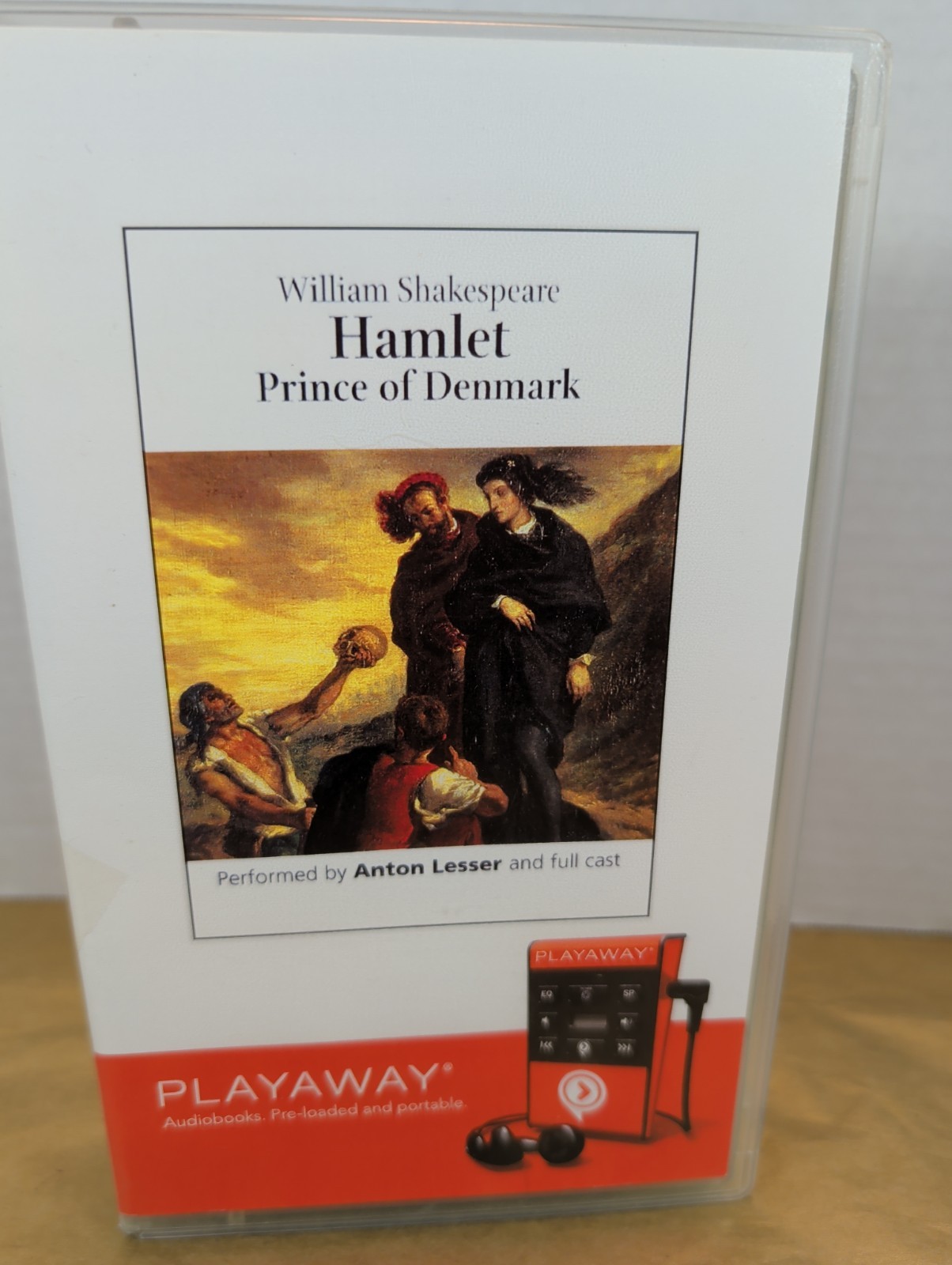 PLAYAWAY William Shakespeare Hamlet Audiobook Ex-Library