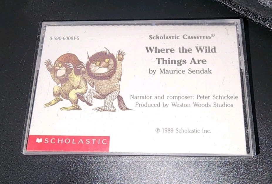 Where the Wild Things Are Cassette Tape ONLY — 1989 Audio Read Out Loud Used