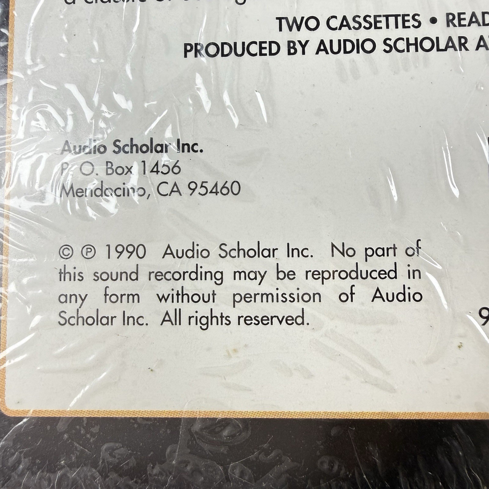Charles Darwin The Origin of Species Audiobook Cassette 2 Tape Set 1990 NOS