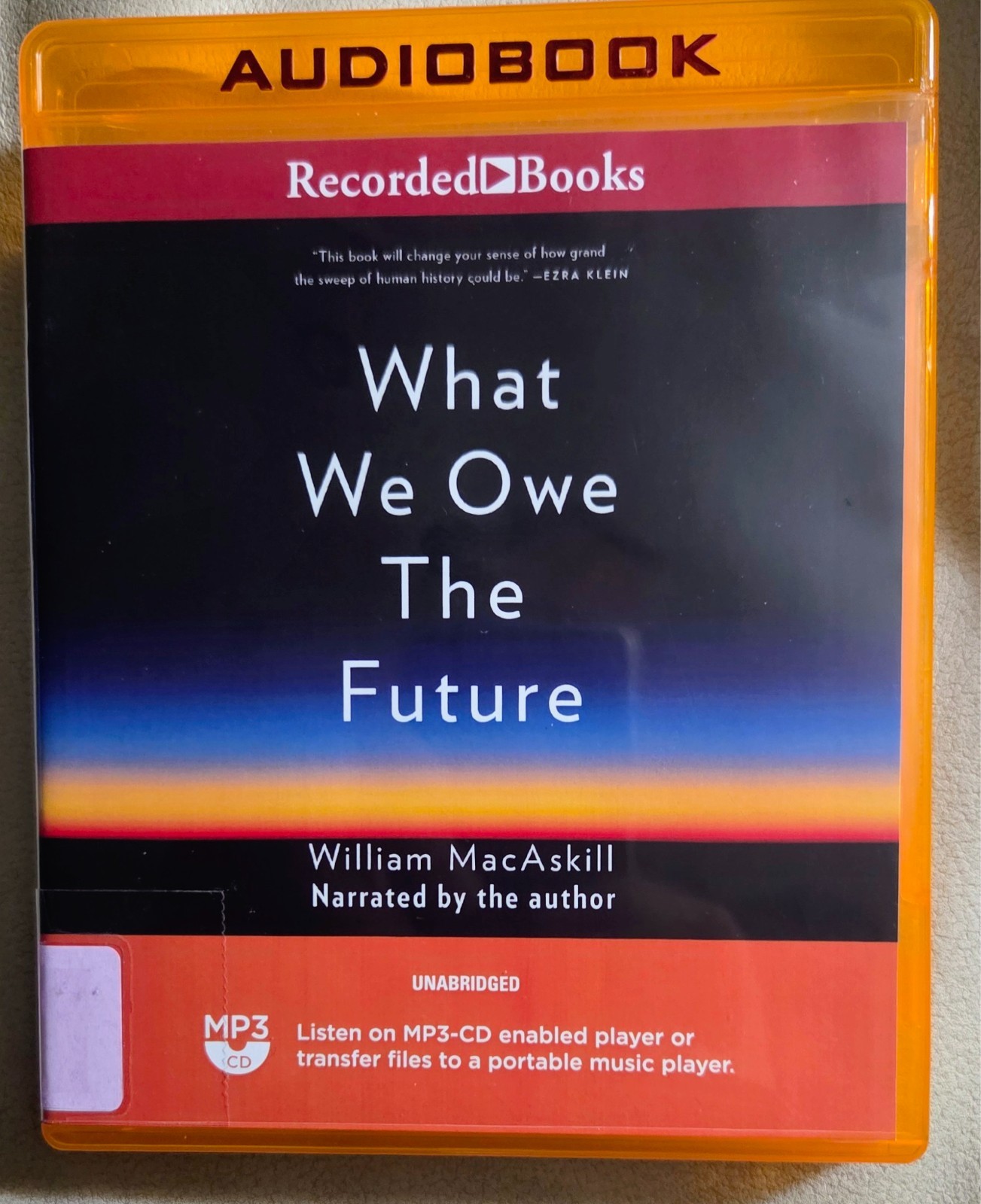 What We Owe the Future — William MacAskill — MP3 audio book