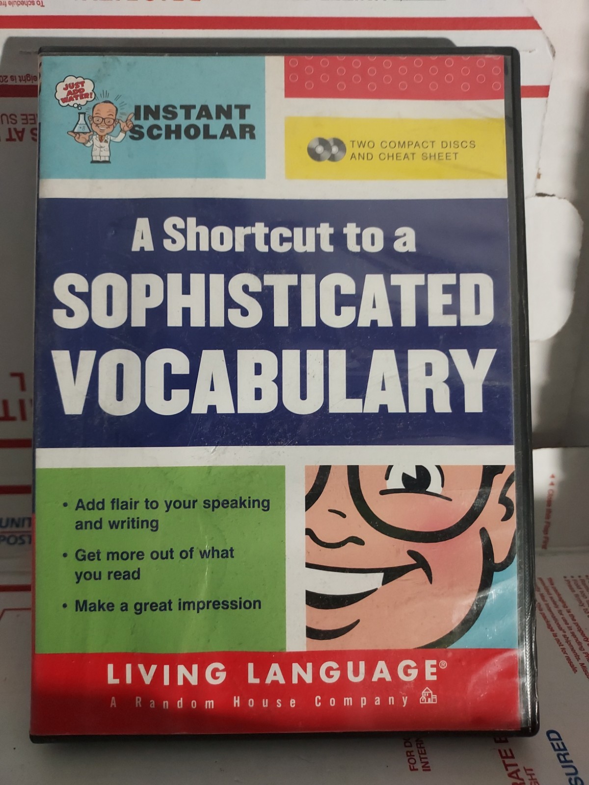 Living Language A Shortcut to a Sophisticated Vocabulary CD & Cheat Sheet — #194