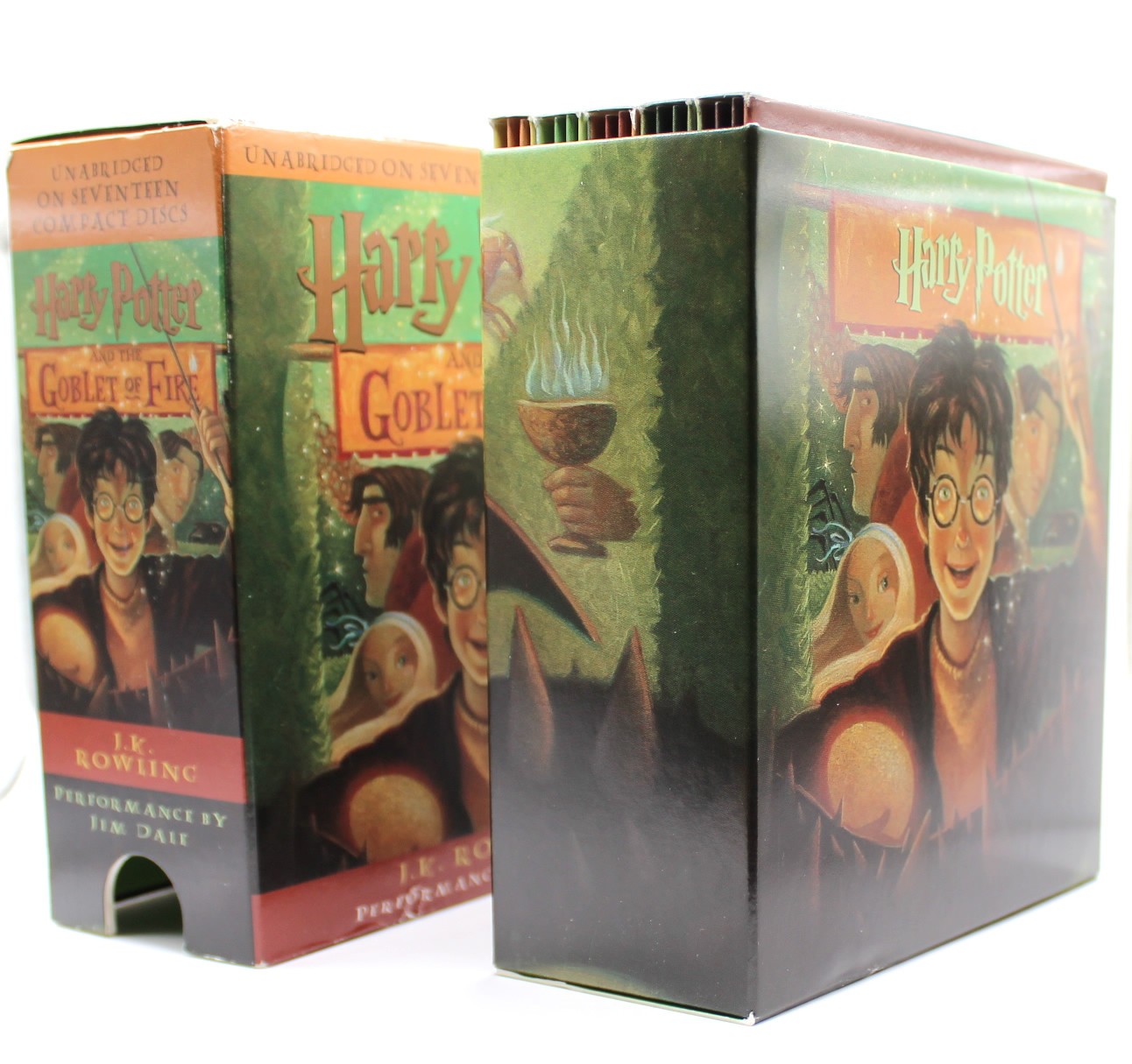 Harry Potter Audiobook CD Lot of 4: Goblet of Fire, Order of Phoenix, Half-Blood