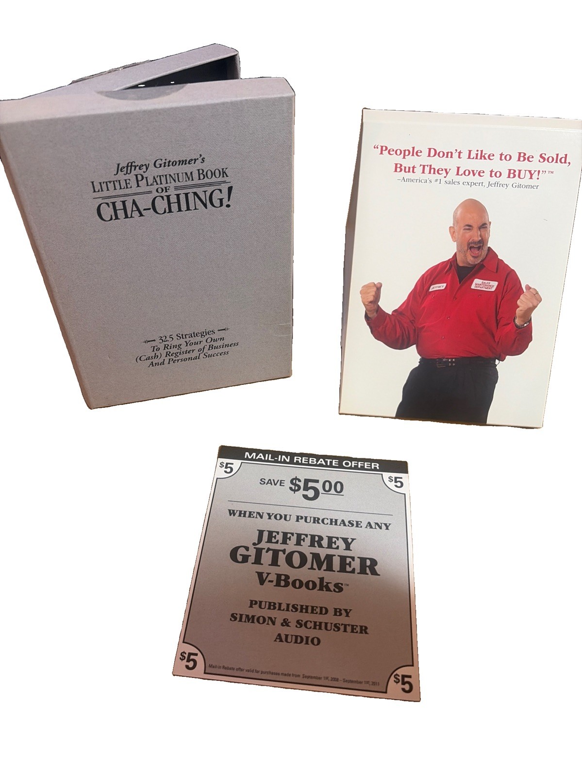 Cha-Ching Little Platinum Book Audio Cd Jeffrey Gitomer’s Unabridged 4-Cd Set