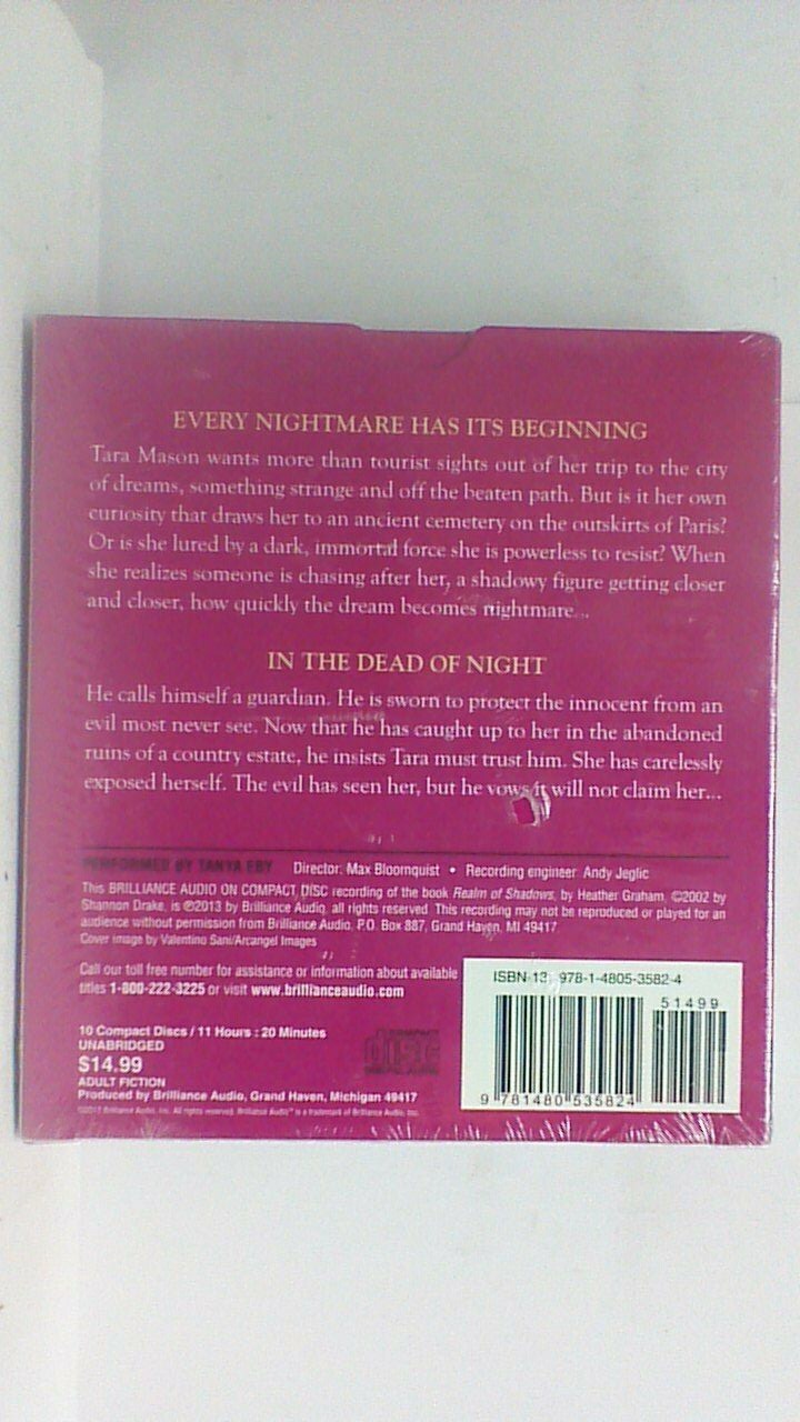 NEW *Sealed* Audio Book on CDs REALM OF SHADOWS Heather Graham