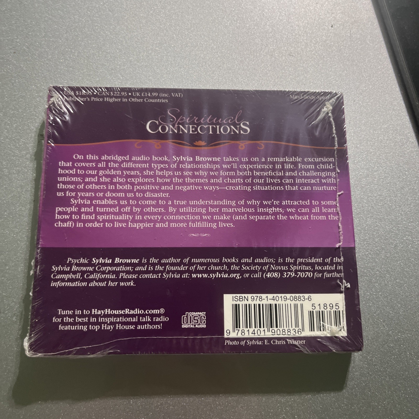 Spiritual Connections [AudioBook 2xCD] Sylvia Browne — Psychic BRAND NEW SEALED