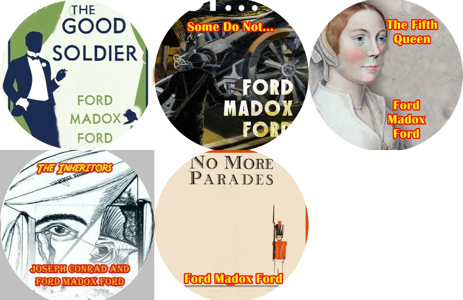 Ford Madox Ford / Lot of 5 Mp3 (READ) CD Audiobooks / The Good Soldier