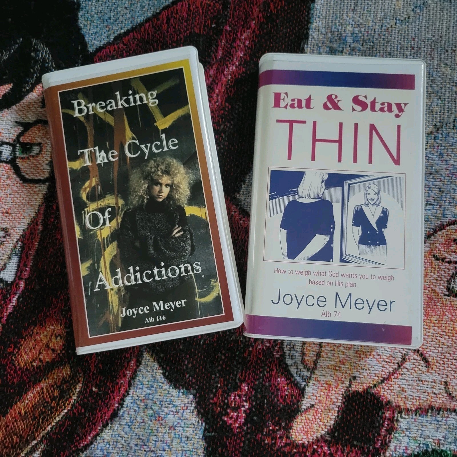 Joyce Meyer Ministries Cassette Tape Albums Lot — Eat & Stay Thin & Breaking The