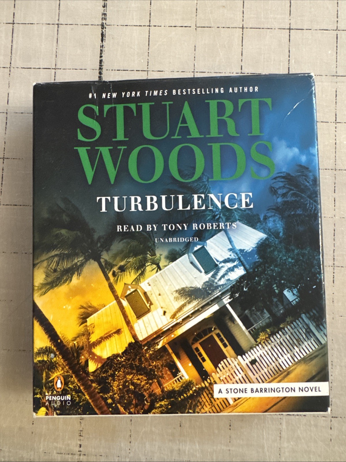 Turbulence by Stuart Woods Unabridged Audiobook 6 CD Set –Stone Barrington Novel