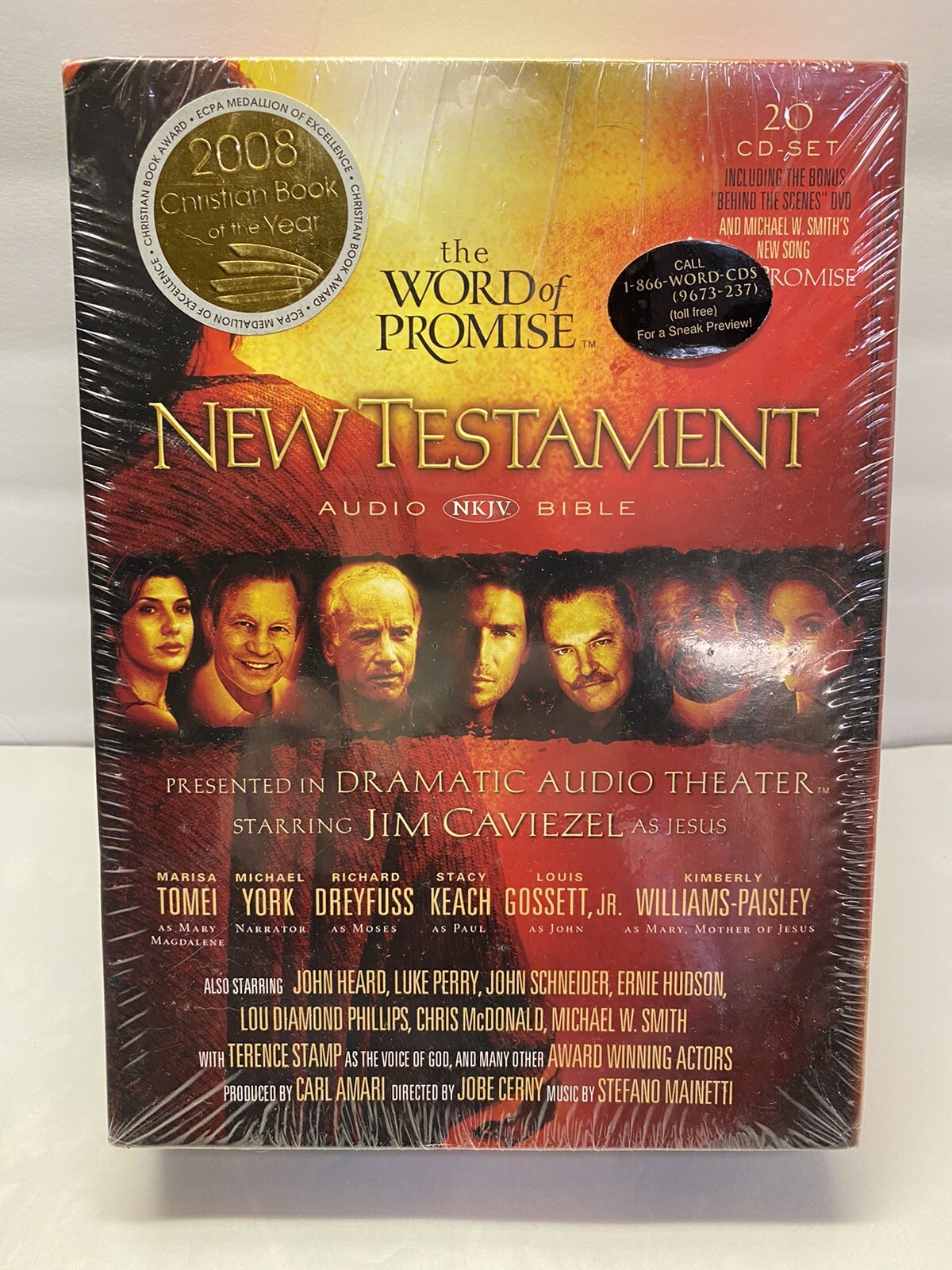 NEW Sealed The Word of Promise New Testament NKJV Audio Bible 20 CD Disc Set