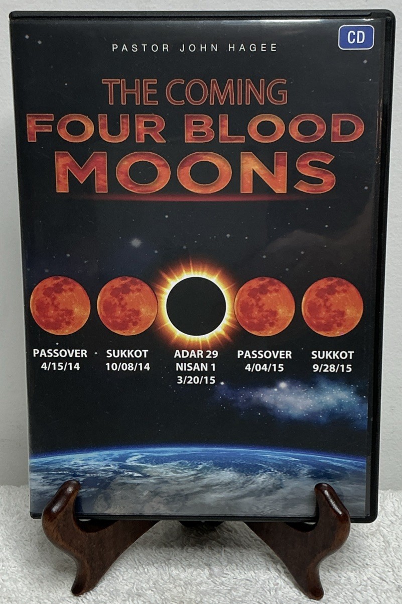 The Coming Four Blood Moons Audio CD Audiobook Pastor John Hagee Prophecy