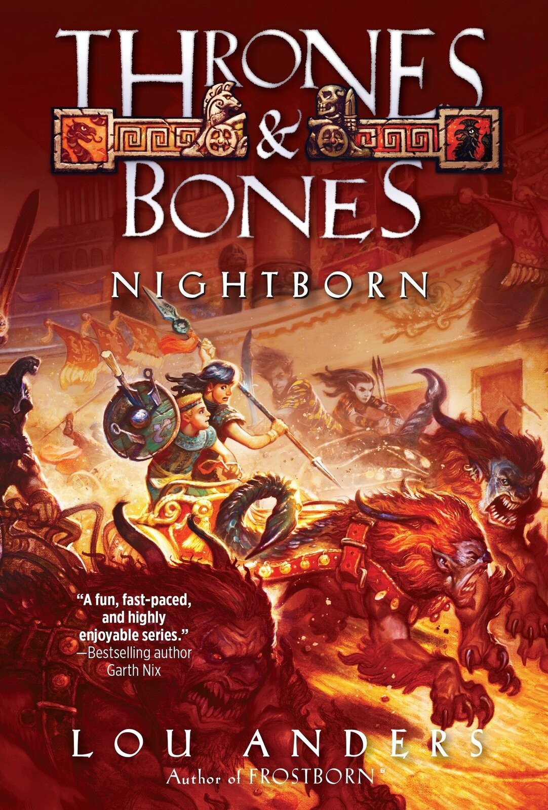 Nightborn (Thrones and Bones) -Lou Anders Fiction Novel Book Aus Stock