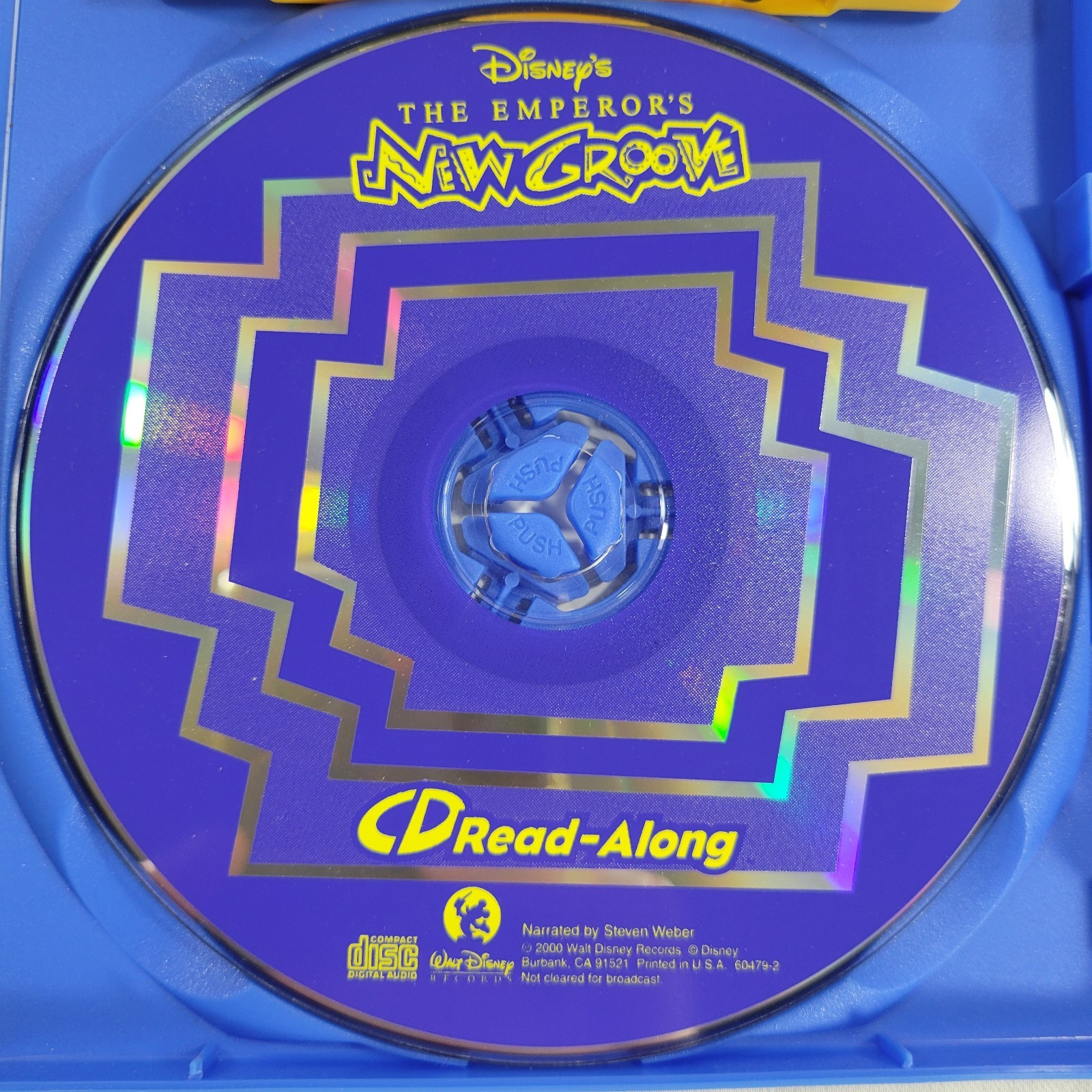The Emperor’s New Groove CD Read-Along With Cassette Tape 2000 Disney Story USED
