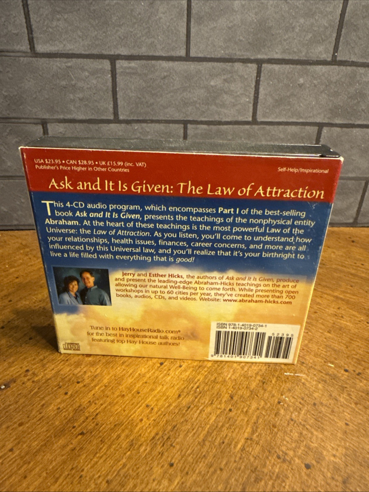 Hay House Ask and It Is Given Part I Esther & Jerry Hicks Audio CD Self-Help