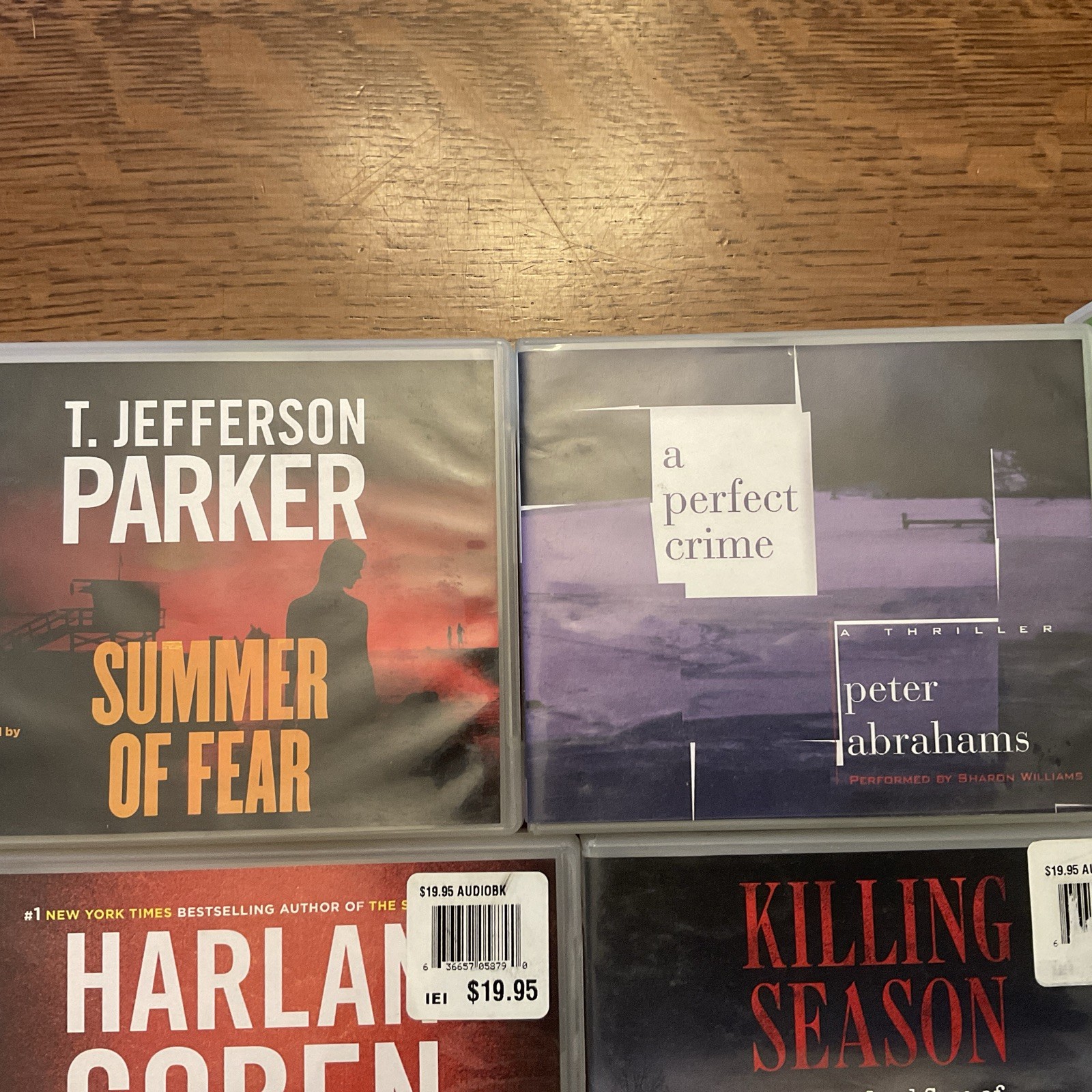Audiobook Lot Of 15 RANDOM Mystery Crime Apocalyptic Fantasy And More!