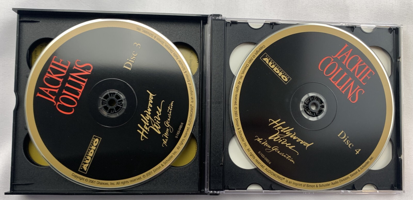 Hollywood Wives: the New Generation by Jackie Collins Abridged 5 CD’s