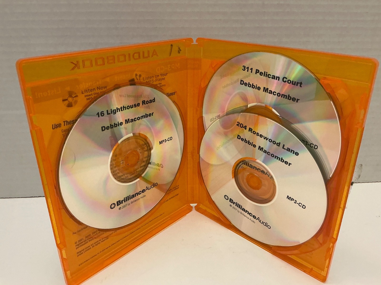 Debbie Macomber Cedar Cove 3-in-1 MP3 CD Audiobook Unabridged Brilliance VG