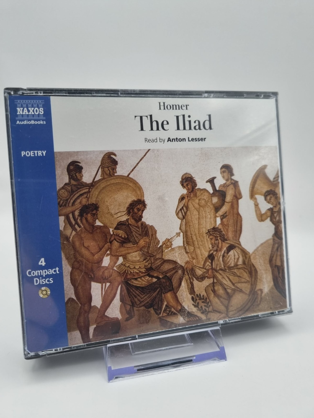 The Iliad by Homer Robert Fagles Translation Abridged Audiobook 4 CDs A. Lesser