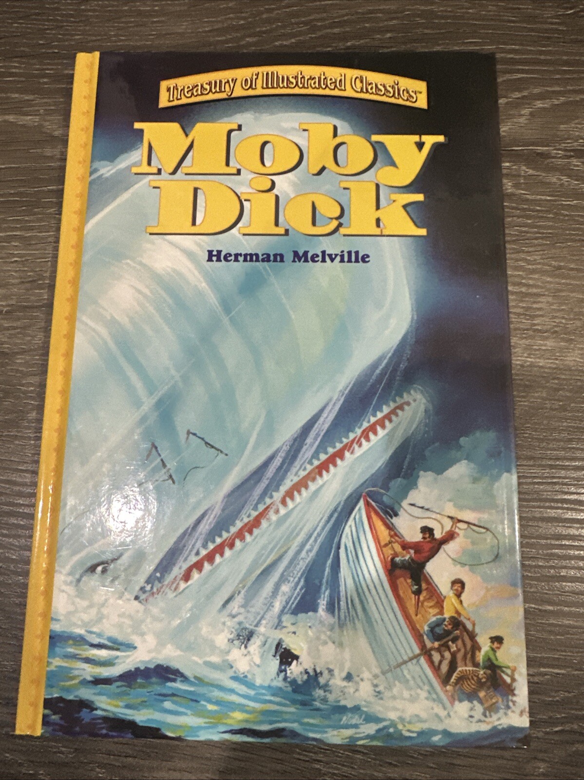 Moby Dick Treasury of Illustrated Classics Children Hardcover Herman Melville