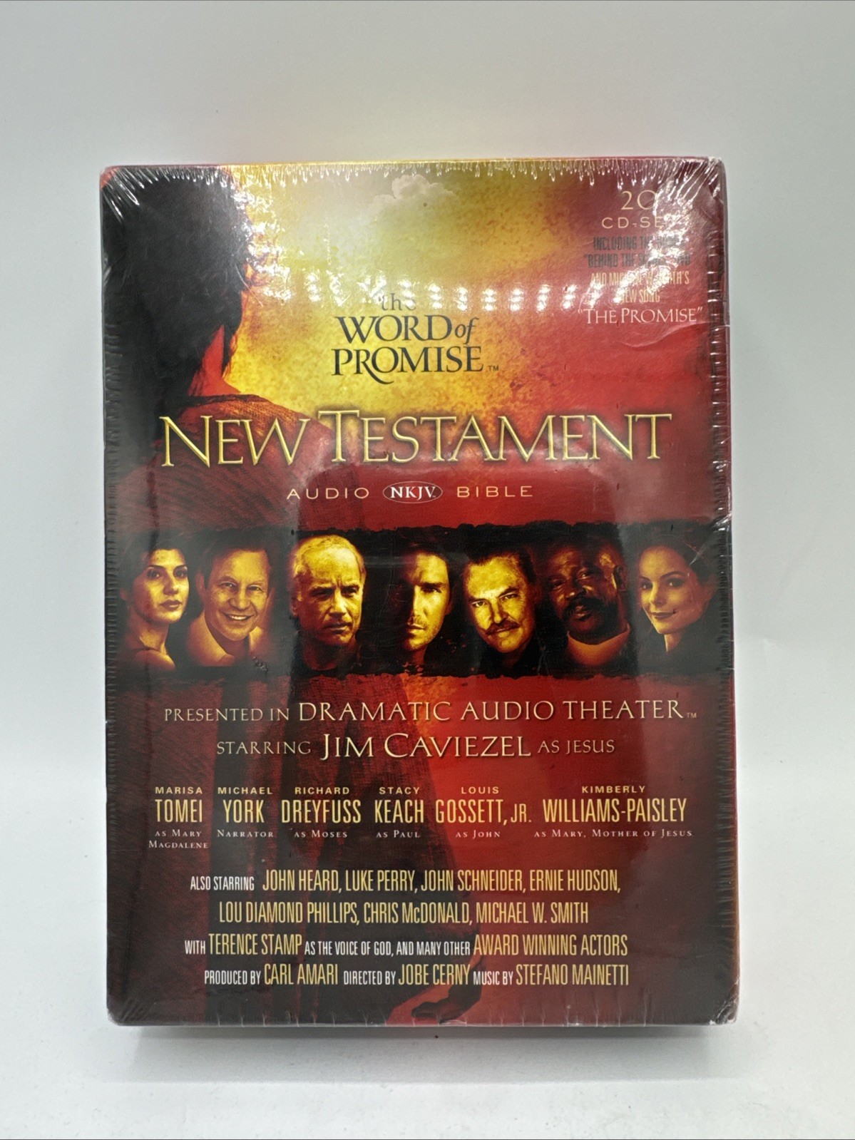 The Word of Promise New Testament Audio Bible 20 CD’s DVD NKJV New Sealed