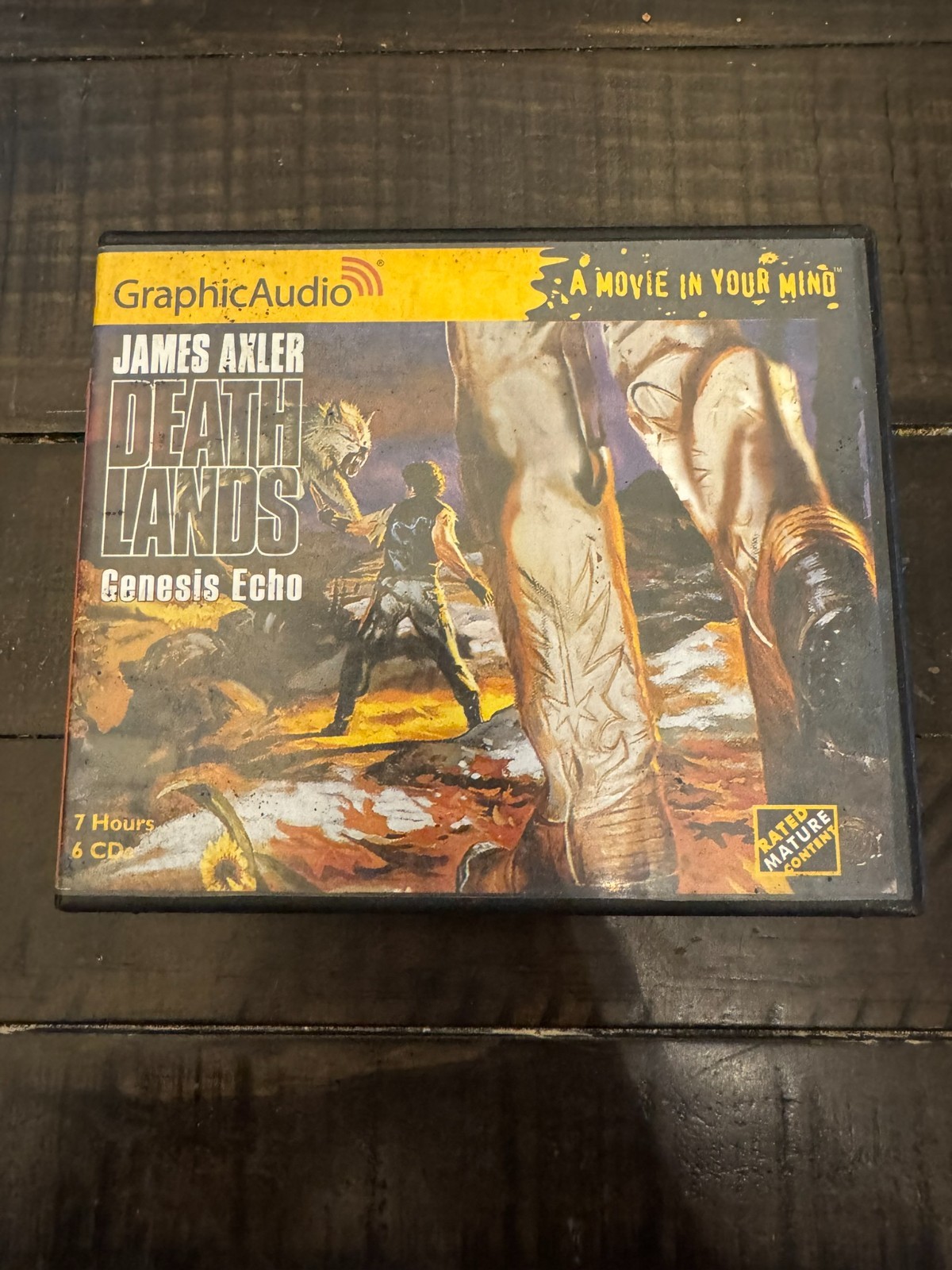 Deathlands #25 Genesis Echo James Axler Graphic Audio Book 6-CDs