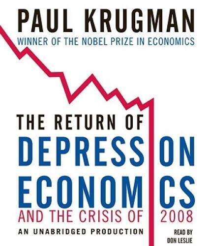 The Return of Depression Economics and the Crisis of 2008 — Audio CD — VERY GOOD