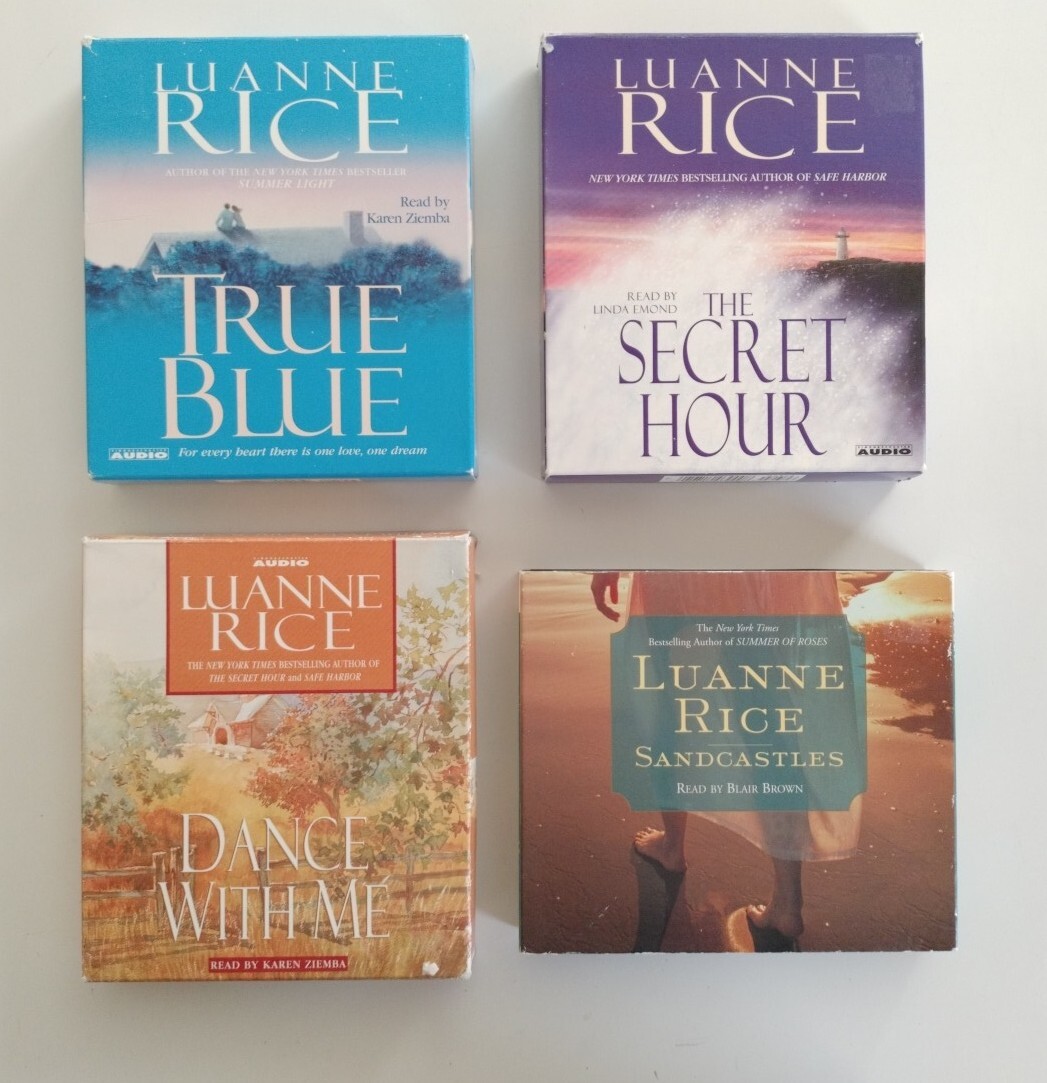 Luanne Rice 4 Audiobooks on CD’s lot, abridged