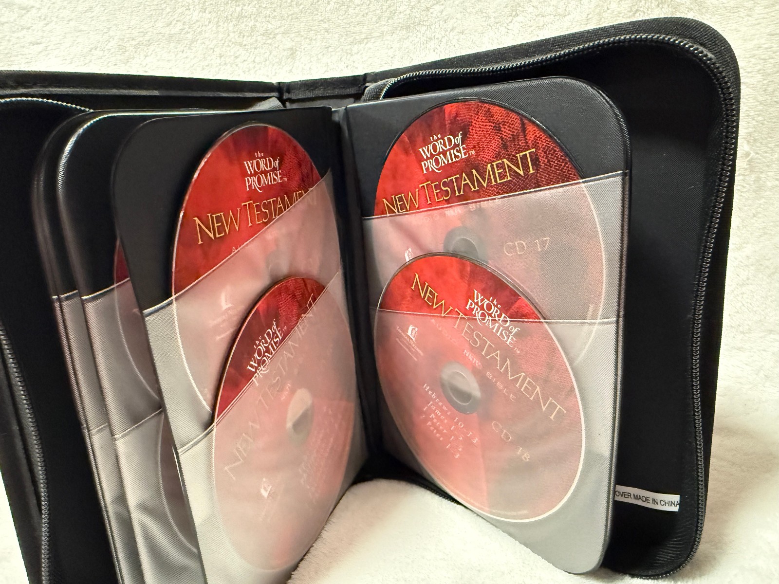 THE WORD OF PROMISE NEW TESTAMENT AUDIO BIBLE ON CD + DVD NKJV 21-DISC SET