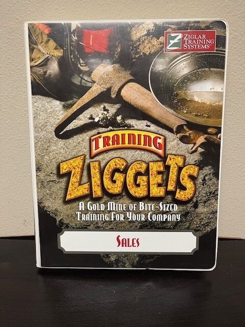 Training Ziggets Ziglar Training Systems Lot of 5 Cassette/VHS Audiobooks