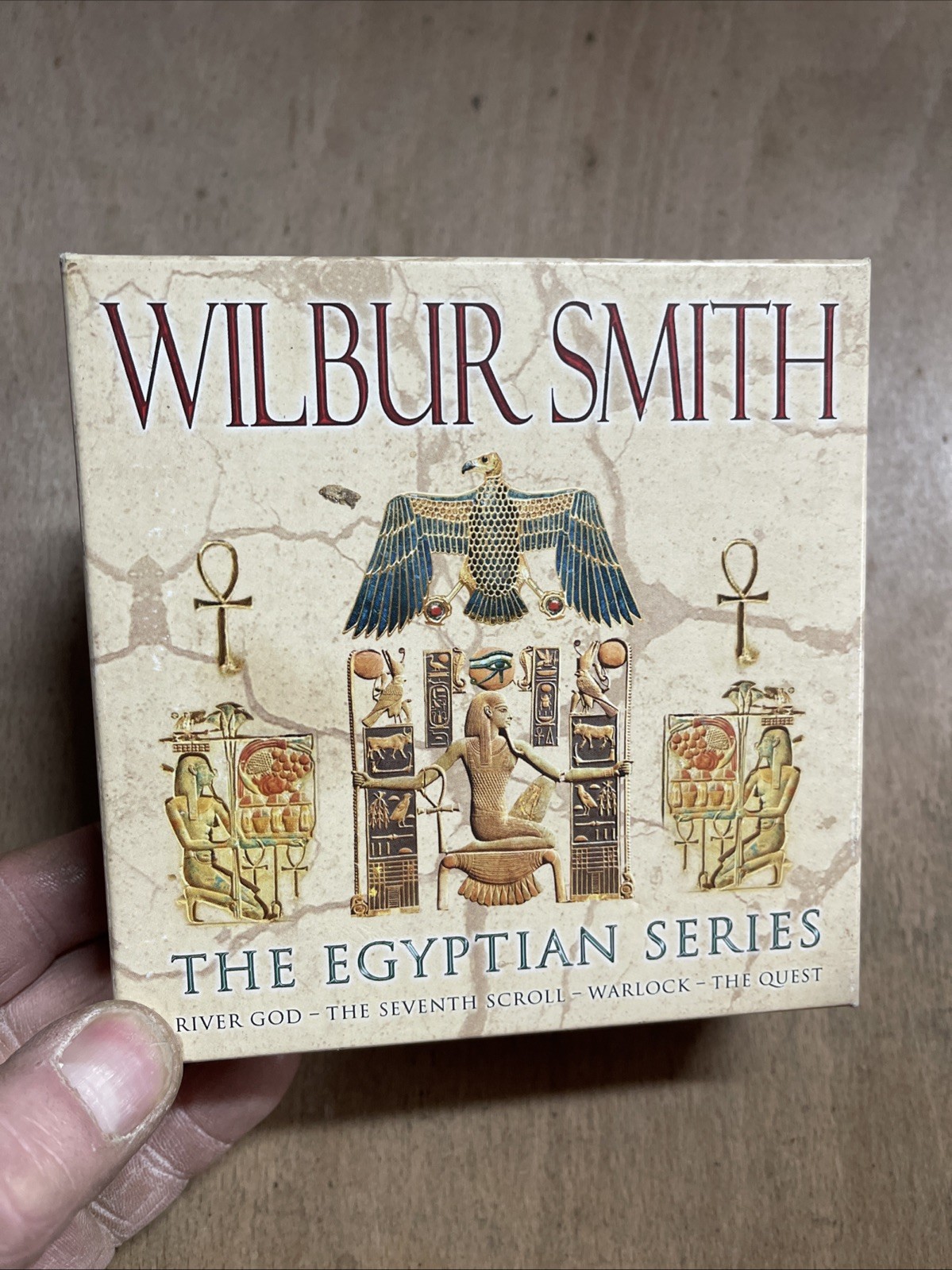 Wilbur Smith — The Egyptian Series — Audio Book 18xCDs River God/ Warlock/ Quest