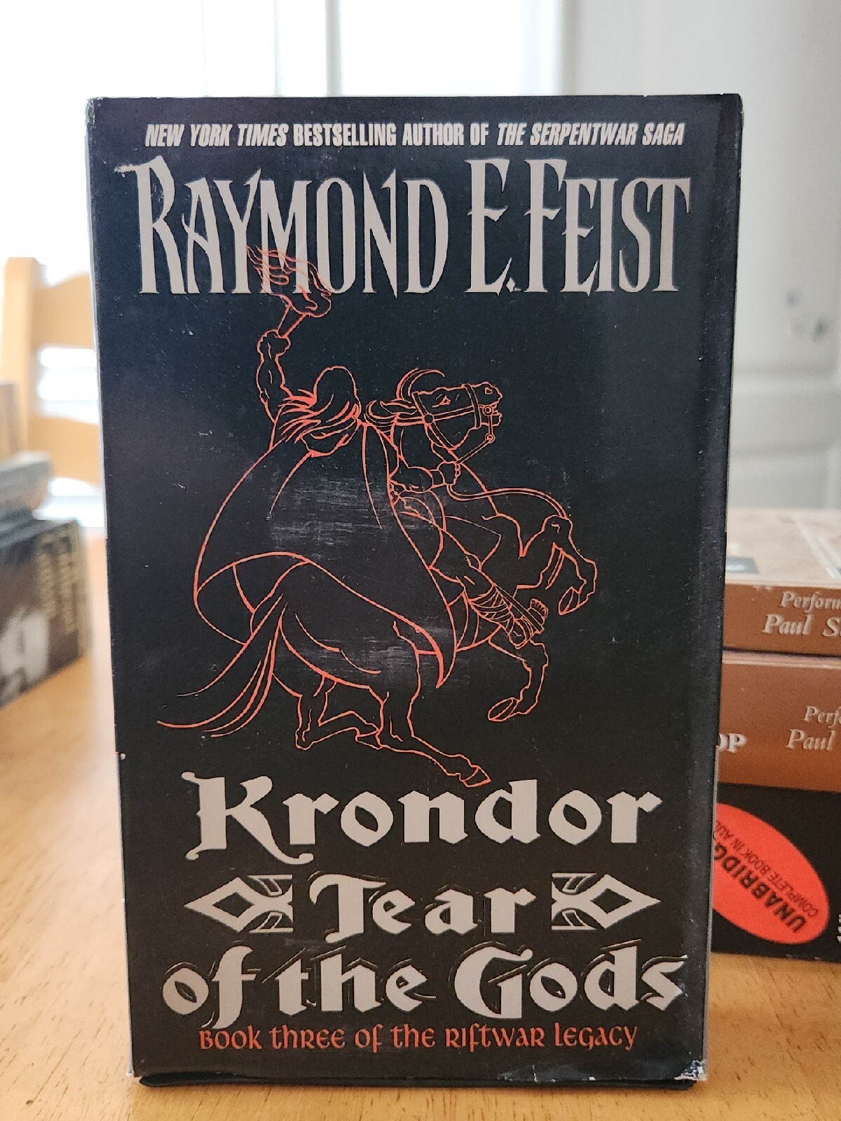Krondor Tear of the Gods Audio Cassette Tapes — Raymond Feist Book Three Riftwar