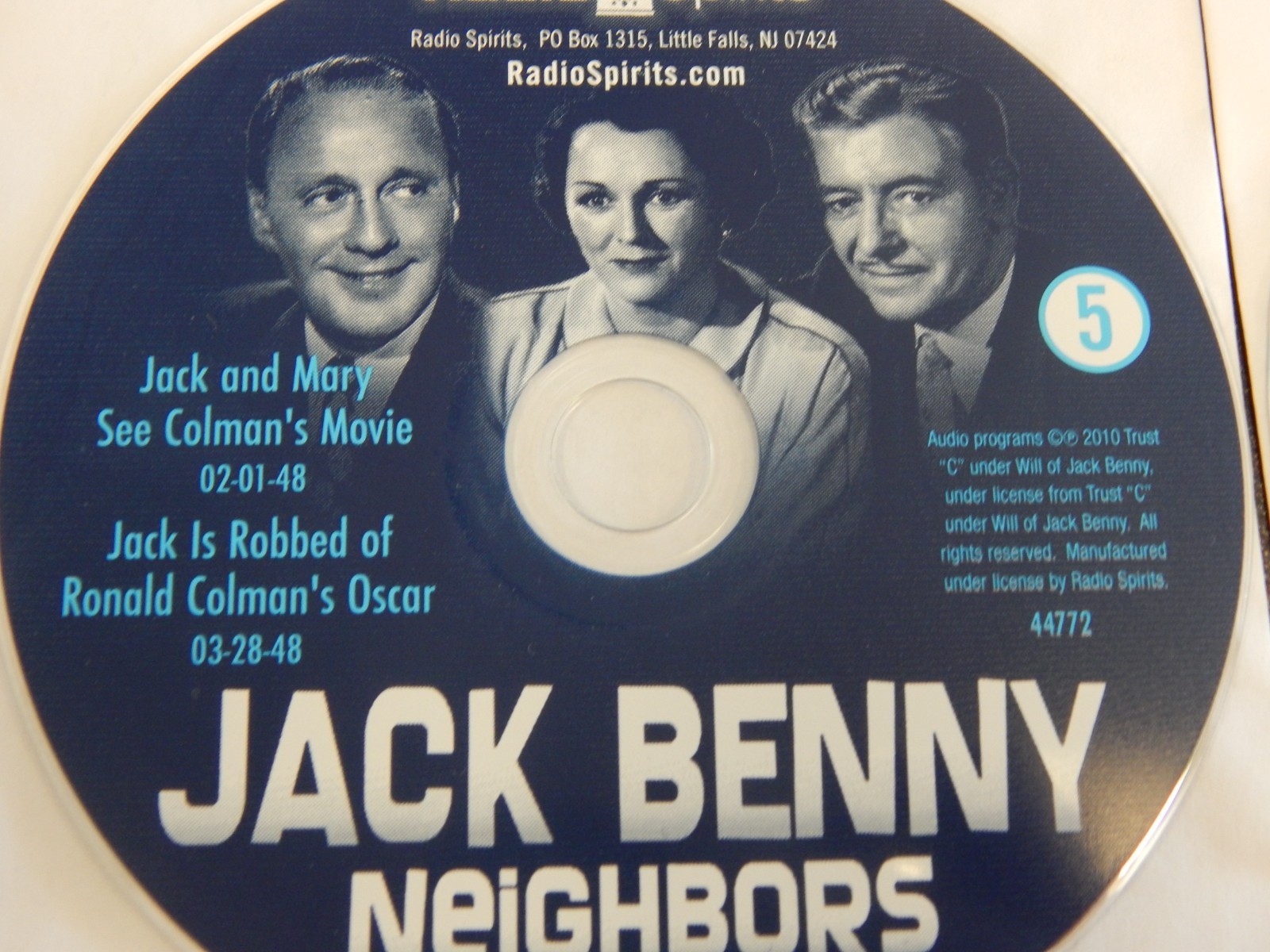 JACK BENNY NEIGHBORS CLASSIC COMEDY AUDIO CDs RADIO SPIRITS