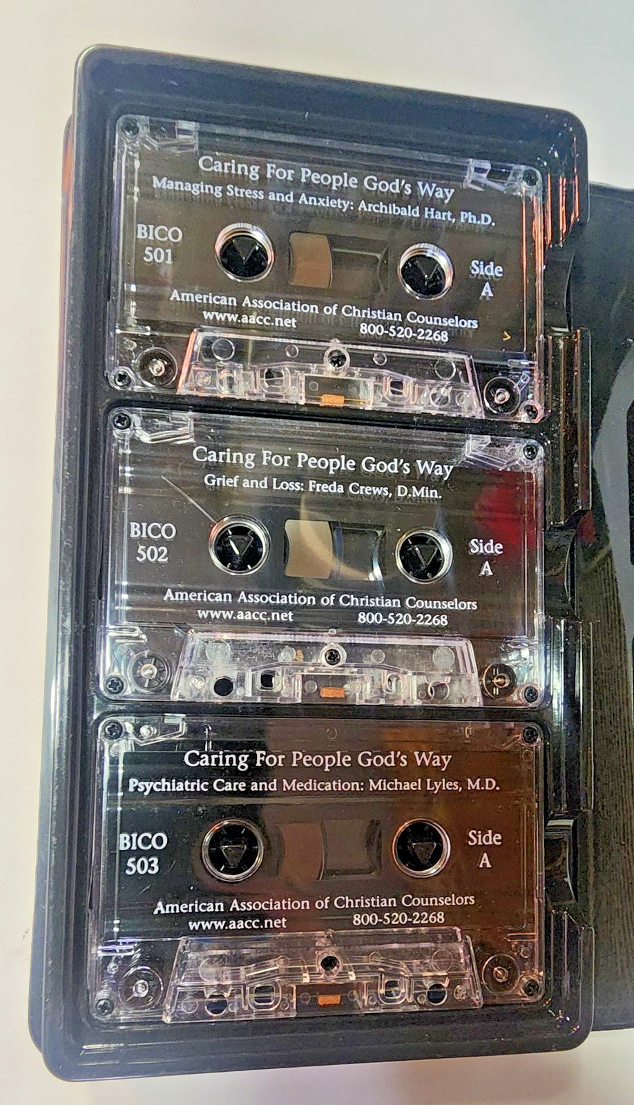 Caring For People God’s Way Unit 5 Biblical Counseling 6 Cassette Tape Set AACC