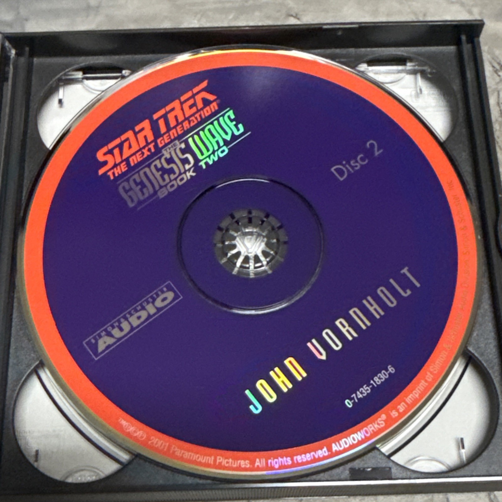 Star Trek The Next Generation: Genesis Wave Book 2 John Vornholt 3-CD Audiobook