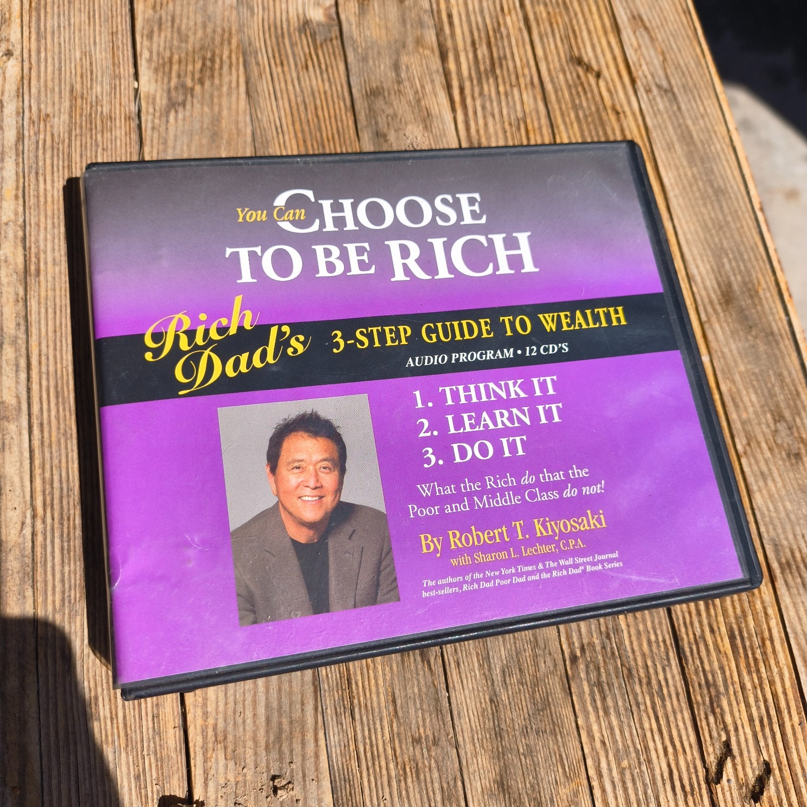 Rich Dad’s 3-Step Guide To Wealth — You Can Choose To Be Rich 12-CD New Sealed
