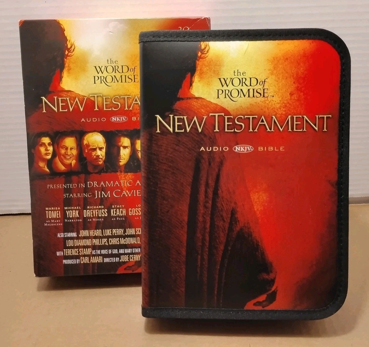 Word of Promise New Testament 20 CD Dramatized Audio Bible 2007 w/ Jim Caviezel