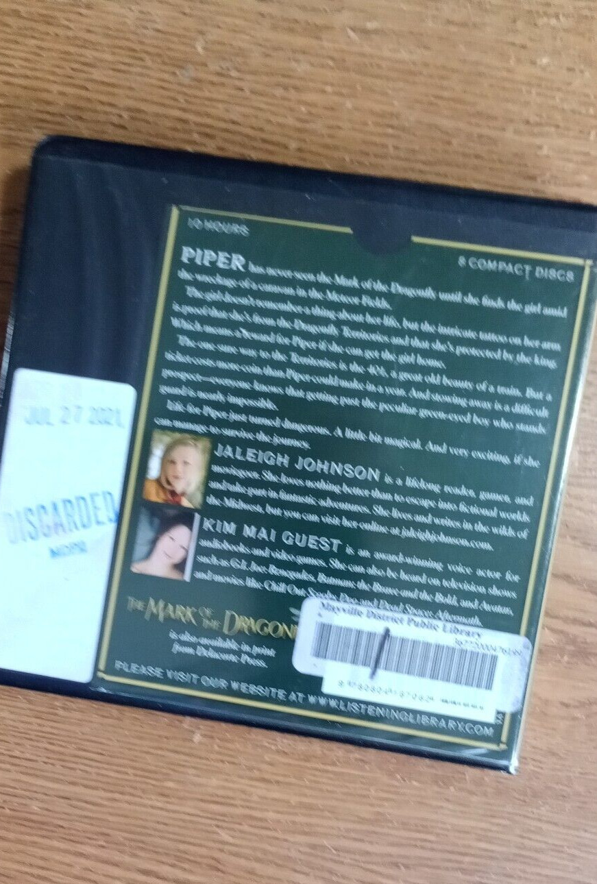 The Mark of the Dragonfly- Unabridged Audio CDs By Jaleigh Johnson; 10 hours