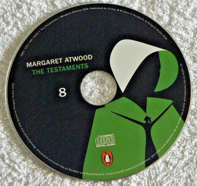 Margaret Atwood The Testaments CD Audiobook. Replacement Unabridged DISC 8 ONLY