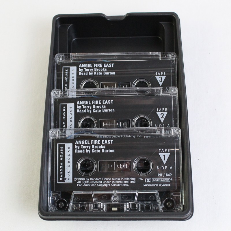 Angel Fire East By Terry Brooks Read By Kate Burton (Audio Book, 3 Cassettes)