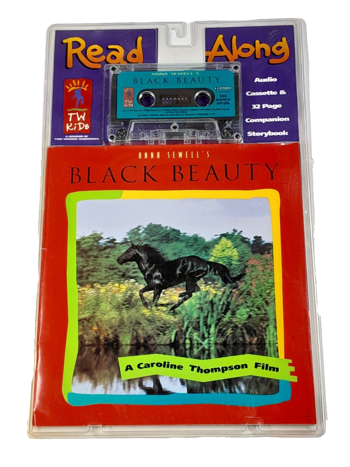 Vintage 1994 Black Beauty Audio Cassette and Storybook Anna Sewell’s Sealed