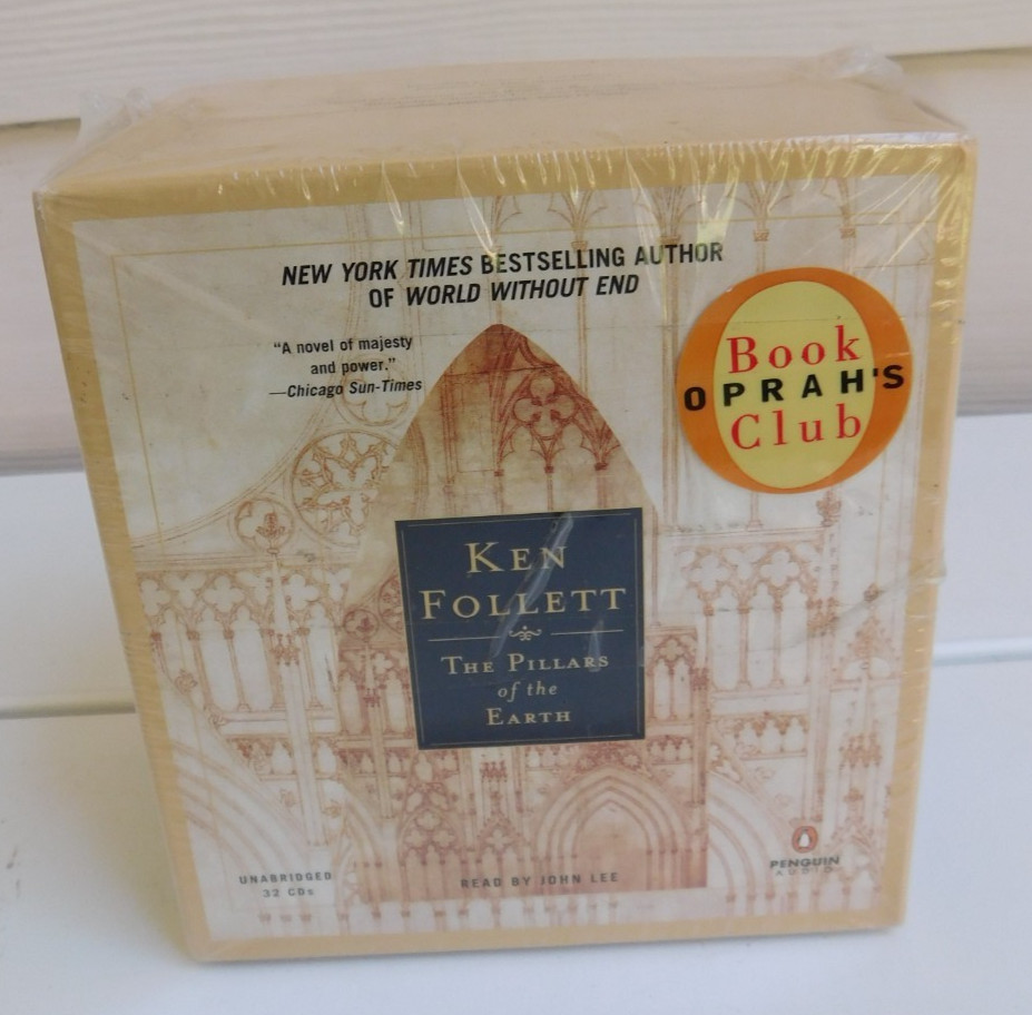 The Pillars of the Earth — Ken Follett (2007, 32 Compact Discs, Unabridged) NEW