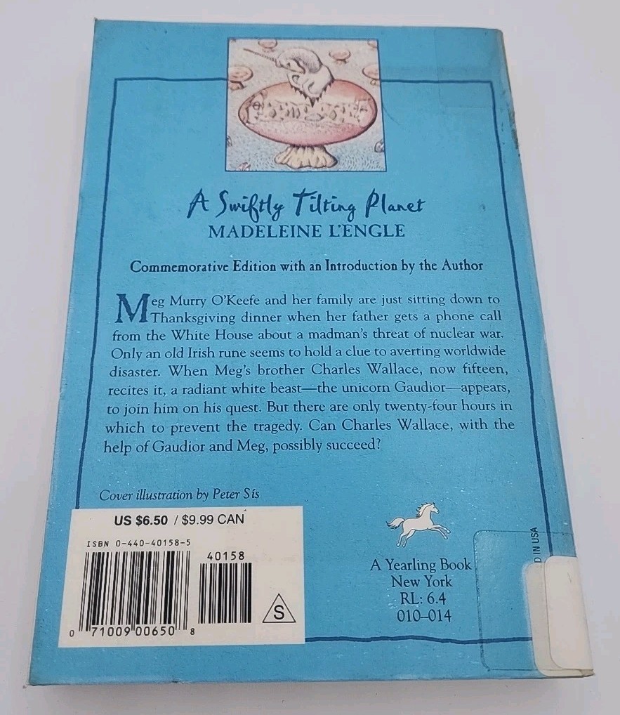 A Swiftly Tilting Planet~Madeleine L’Engle VTG 1981-Companion Book